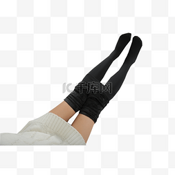 黑色连体袜冬季保暖