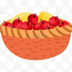 水果篮子图片_水果果盘篮子