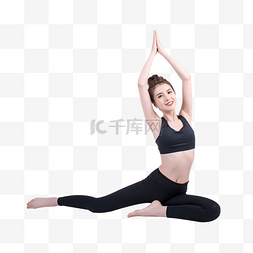 健身瑜伽美女图片_瑜伽健身