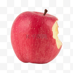 口红被咬一口图片_咬一口的苹果