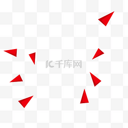 一摞方块图片_红色立体漂浮方块