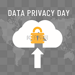 data privacy day手绘密码安全传输文件