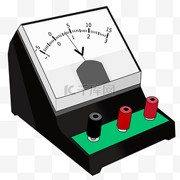 厂子电压表图片_物理实验器材仿真电压表