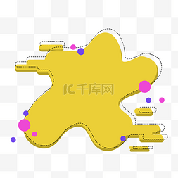 不规则标签图形图片_不规则几何圆形图形促销标签