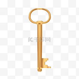 金色门锁钥匙