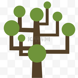 智慧树树图片_绿叶树能源树