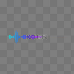 音乐图片_高科技彩色超声波线条