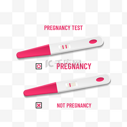 怀孕图片_手绘设计怀孕测试元素
