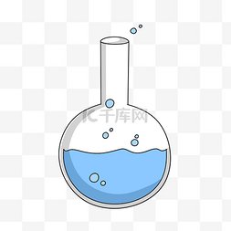 化学教学图片_化学教学烧瓶插画
