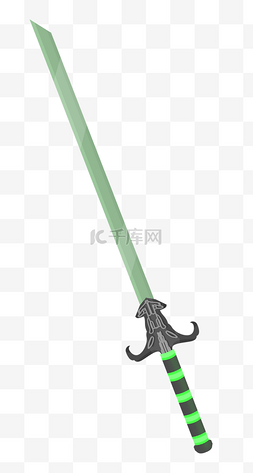 绿色游戏长剑