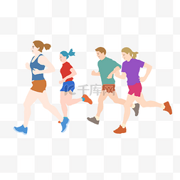 青年节人物跑步