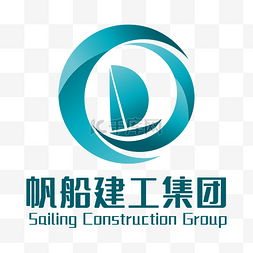 茶道logo图片_蓝色帆船LOGO