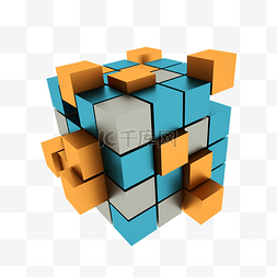 立方块几何图片_立体几何图形