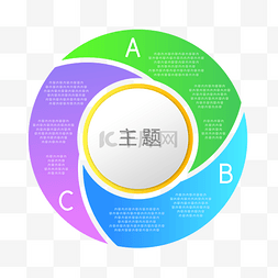 ppt信息图表图片_PPT渐变流程图表