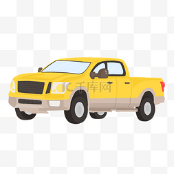 黄色车辆皮卡车