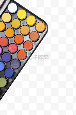 颜料画笔图片_创意学习文具固体颜料彩色