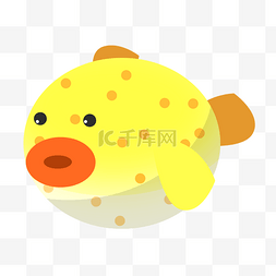 可爱黄色小鱼
