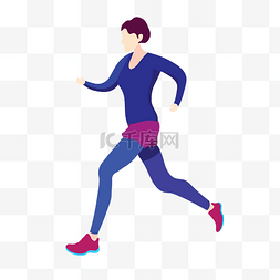 运动健身跑步的女人