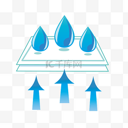 防水层床垫图片_防水矢量蓝色标志