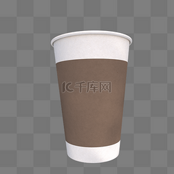 纸杯杯子图片_C4D立体纸杯