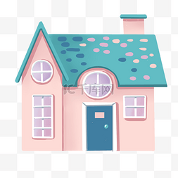 居家建筑房子插画