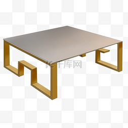 简约方形大桌子插图