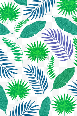 热带植物底纹