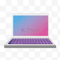 科技彩色电脑免抠图