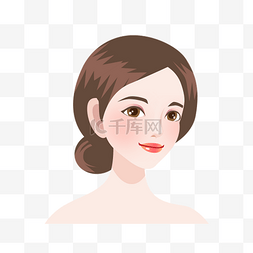 眉刷眼线刷图片_美妆美肤美容微整美女头像PNG