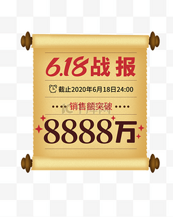 618电商卷轴战报