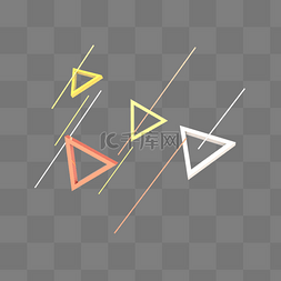 几何图形背景海报图片_C4D立体海报背景装饰三角元素