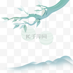 中国风剪纸素材图片_清明清明节中国风剪纸清明节中国
