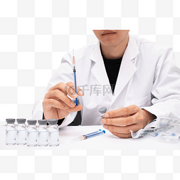 调试规范图片_护士在调试疫苗剂量真人