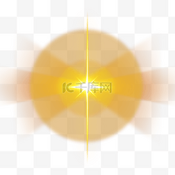 动态渐变圆图片_圆形透明感黄色渐变太阳光效