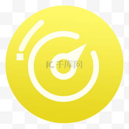 常用黄色渐变游戏icon图标定位