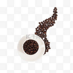咖啡豆冬季咖啡干净简洁静物