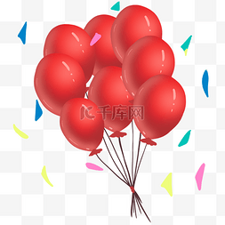 十一图片_国庆节喜庆红色气球