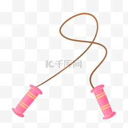 粉红色便携六一儿童节跳绳