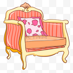 单人沙发家具图片_欧式彩色单人沙发