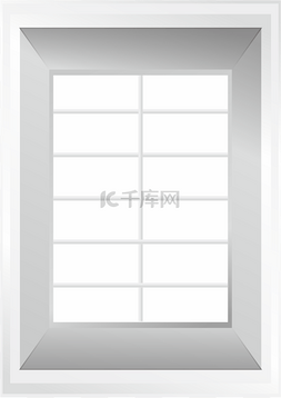 窗户白色简约图片_白色简约窗户玻璃装饰