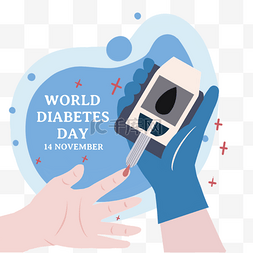 world diabetes day检测血液