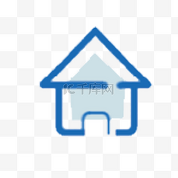 扁平化小房子卡通图片_卡通房屋图标下载