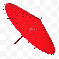 婚礼红伞