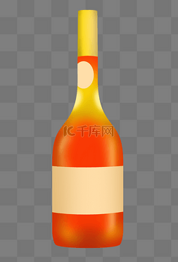 洋酒彩色酒瓶