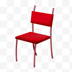 红色靠背椅图片_红色健体靠背椅插图