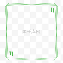 绿色线条图片_绿色线条边框