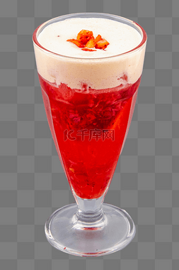 雪山莓莓图片_芝芝莓莓奶茶