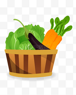茄子框图片_一篮框蔬菜