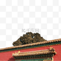 城墙北京图片_红色的北京城墙