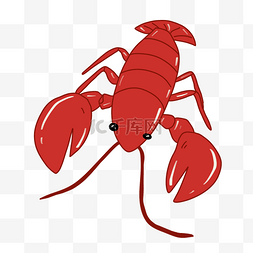 小龙虾大钳子图片_红色吃货节小龙虾